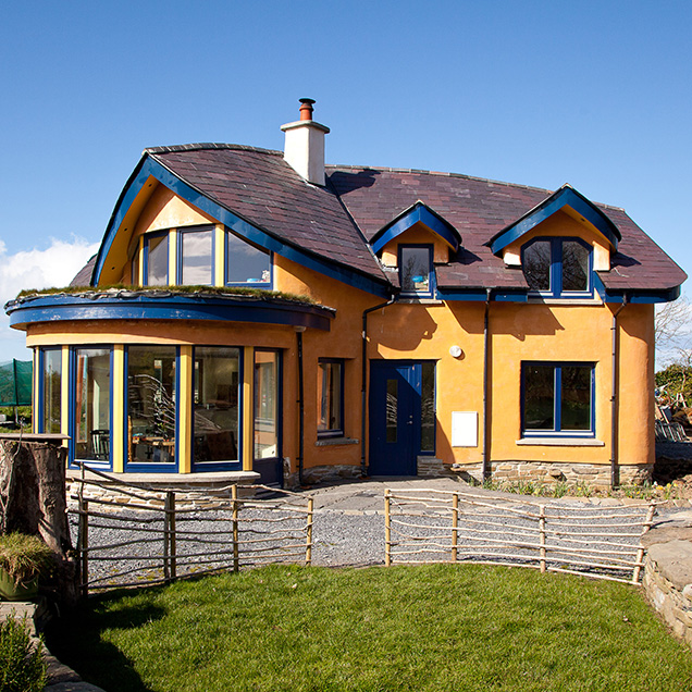 mud and wood house
